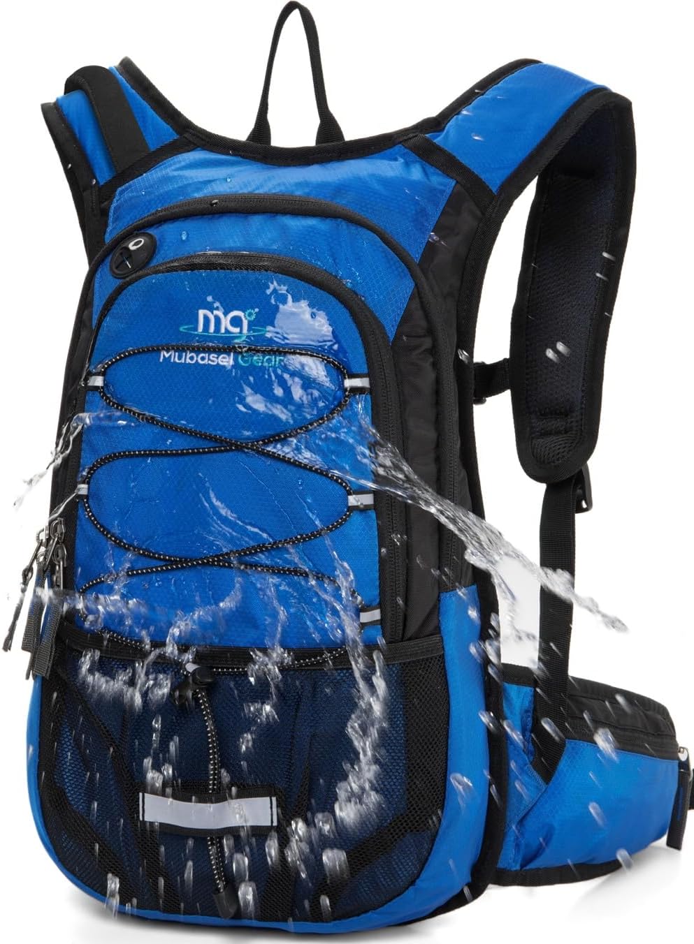 15L Insulated Hydration Backpack Pack with 2L Water Bladder Lightweight Hiking Backpack Bag for Women Men Daypack for Hiking Running Festival Camping Biking - Roamly