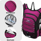 15L Insulated Hydration Backpack Pack with 2L Water Bladder Lightweight Hiking Backpack Bag for Women Men Daypack for Hiking Running Festival Camping Biking - Roamly