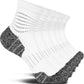 IRAMY Ankle Compression Socks for Men Athletic Running Socks with Cushioned Support 3 Pairs