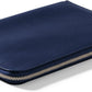 Leatherology Navy Blue Slim Zip Travel Wallet - Compact and lightweight, Versatile storage, Zip closure - Roamly