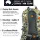 SPIKA Hunting Backpacks for Men, 25L Camo Hunting Day Pack with Water Bladder, Removable Waist Belt, Rifle Holder, Internal Ammo Storage and Rain Cover