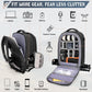 RAINSMORE Camera Backpack Hard Shell for DSLR/SLR Waterproof Camera Bag with Laptop Compartment 15.6 Inch Professional Camera Case with Rain Cover Photography Backpack Bag with Camera Lens Case Black