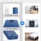 20000mAh Ultra-Portable-Charger-Power-Bank with Built in Cables&AC Wall Plug,PD20W USB-C Fast Charging Cell Phone Charger Battery Pack,LED Display Travel Battery Bank for All iPhone,Samsung,Android