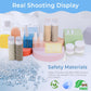16pack Travel Bottles for Toiletries, TSA Approved Travel Size Containers Set, Leak Proof Refillable Liquid & Creams Toiletries Accessories Kit W/Toiletry Bag (Cream)