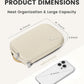 Travelkin Travel Cord Organizer, Electronic Organizer Travel Case, Cable Organizer Bag For Cords,Chargers Phone, Sd Card,Usbs