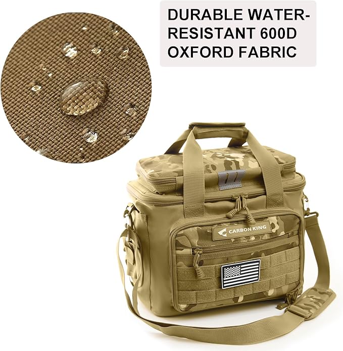 Waterproof Fishing Tackle Bag,Saltwater Tackle Box Bag,Fishing Bags for Men - Fishing Gifts for Men Khaki