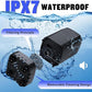 Portable Shower for Camping, [Long-Lasting] Spopal 6000mAh Rechargeable Camping Shower with Intelligent LED Display, 4 Spray Modes, IPX7 Waterproof Outdoor Camp Pump for Hiking, Travel, Car, Pet