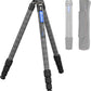 Carbon Fiber Lightweight Travel Tripod, 68" Professional Video Tripod for Mirrorless Camera/DSLR with Carry Bag, Max Load 33.07lb