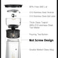 ZENS Cool Glass Teapot with Infuser, Smart One Touch Tea Maker for Loose Tea Diffusers with Insulated Mug and Portable Tea Kits, Enchanted Teapot Alternatives for Tea Lover Gifts
