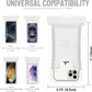 Waterproof Phone Pouch [Floating Airbag Design] Universal IPX8 Cellphone Case Dry Bag with Lanyard for iPhone 16 15 14 13 Pro Max Galaxy S24 S23 Phones Up to 6.9'' for Beach Vacation, White