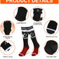 SNOW DEER Upgraded Rechargeable Electric Heated Socks，Ultimate Foot Warmer for Men & Women, Perfect for Skiing, Camping, Hiking, Motorcycling, &Outdoor Riding in Winter (S)