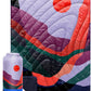 Rumpl Original Puffy Blanket - Warm, Water-Resistant Camping Blanket with 100% Recycled Synthetic Insulation, 52"x75", Original Puffy V2, Valley Dusk