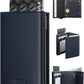 VULKIT Pop up Card Wallet Minimalist Cash Wallets RFID Blocking Leather Smart Credit Card Holder with ID window for Men