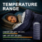 Sleeping Bags for Adults Cold Weather,Portable, Waterproof,Lightweight Camping Sleeping Bag for Tall Girls Boys with Compression Sack for Warm Camping, Hiking, Outdoor & Indoor