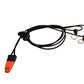 Rick Young Outdoors Black Safety Ultra-Light Bino Harness with Emergency Whistle - Binocular Harness System for Bow, Deer, and Elk Hunting
