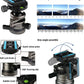 BONFOTO Portable Aluminum Alloy B674A Lightweight Camera Travel Tripod Monopod with Ball Head for DSLR (Bronze Grey)