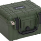 MEIJIA Portable All Weather IP67 Waterproof Camera Case,hard case with Customizable Fit Foam,Fit Use of Drones,Camera,Equipments,10.62 x9.68x6.87inches(Green)