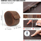 Longjet Watch Roll Travel Case for Men Portable Watches Organizer Box with Removable Velvet Pillow Holder (1 Slot Coffee/Genuine Leather)