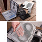 Electronics Organizer, OrgaWise Electronic Accessories Bag Travel Cable Organizer Three-Layer for iPad Mini, Kindle, Hard Drives, Cables, Chargers