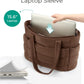 BAGSMART Tote Bag for Women, Lightweight Puffy Tote Bag with Compartments Shoulder Bag Handbag for Travel, Work, Gym,