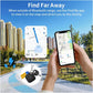 Air Tracker Tags 4 Pack (iOS Only, Not for Android) Bluetooth Luggage Tracker Tags Works with Apple Find My, Key Finder and Item Locator for Luggage, Backpack, Suitcases, Replaceable Battery