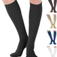 ABSOLUTE SUPPORT Cotton Compression Socks for Women & Men 20-30 mmhg Knee High