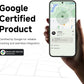Lifetag Tracker for Android, Bluetooth Tracking Tag for Google Find My Device (Find Hub) App, Item Finder Locator for Keys, Luggage, Backpack, Purse (BLK, 4PCS)