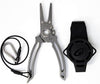 danco Titanium Dual Cutter 7" Fishing Plier, Fishing Line and Wire Cutter, Saltwater Safe, Fresh/Saltwater Fishing, Sheath and Lanyard Included