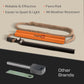 Fire Starter Survival Tool - All-in-One Flint and Steel Fire Starter Kit - Ferro Rod Fire Starter with 36" Waterproof Tinder Wick Rope and Steel Fire Striker - Patented Firestarter | Prepared4X