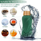Collapsible Water Bottles,650ml,Leak Proof,Reuseable BPA Free Silicone Foldable Water Bottles,Durable Lightweight for Travel Gym Camping Hiking,Compact Size Portable Sports Water Bottle (Dark Green)