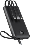 VEEKTOMX Portable Charger with Built-in Cables, 20000mAh Power Bank for iPhone, Fast Charging USB C Battery Pack, Travel Essentials Powerbank Compatible with iPhone, Samsung, Android, etc