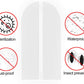 12 Pack Breathable Clothes Covers with Zip, Waterproof Dustproof Garment Covers Bags Dress Bag Covers Damp-proof Mens Suit Storage Bag for Wardrobe Storage and Travel(White)