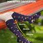 Bamboo Viscose Compression Socks for Women Men 2 Pairs 15-20mmHg Knee High Compression Socks Travel Nurse