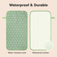 KeaBabies Portable Diaper Changing Pad, Easy Wipe Clean - Foldable Waterproof Baby Changing Mat for Diaper Bag, Compact, Lightweight, 25x13 Baby Changer Travel Essential, Machine Washable (Acacia)