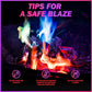 12 Pack Colorful Flames Color Fire Packets Fire Pit for Campfire,Fire Color Packets Camping Accessories for Kids & Adults,Outdoor Fire Changing Flame Powder. (12 Packets)
