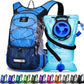 Insulated Hydration Backpack Pack with 3L BPA Free Leak Proof Water Bladder, Large Storage Lightweight Hiking Daypack with Waist Pouches & Cooler Layer, for Running, Biking, Camping, Festival - Roamly