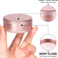 Small Pill Case 2 Compartment Metal Pill Box - Portable Travel Pill Container for Pocket or Purse, Waterproof Pill Organizer for Medicine Vitamin Fish Oil and Supplements