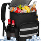 Cooler Backpack - 54 Cans Insulated Leak Proof Cooler Bag for Men & Women, Portable Picnic Camping Beach Hiking BBQ Lunch Backpack for Men and Women -Black