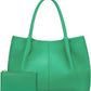 KKXIU Tote Bag for Women Vegan Leather Shoulder Purse Large Capacity Travel Bag
