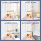 Over The Door Clothes Hanger – Portable Retractable Travel-Friendly Laundry Room Hanging Rack – Convenient Over The Door Drying Rack for Laundry Ease - 2PCS (White)