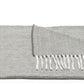 Amazon Basics Cozy Room Décor Throw Blanket, Lightweight, Recycled Polyester, Dark Gray and Light Gray Herringbone, 50"x 60"