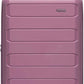 Traveler's Choice Pagosa Hardshell Expandable Luggage with Spinner Wheels, Mauve, 26-Inch Medium