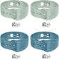 Motion Sickness Bands Anti Nausea Acupressure Wristband Sea Sickness Wristbands Nausea Bands（2 Pairs-Bule+Beryl）-Bohemia