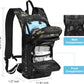 GENILU Tactical Hydration Backpack with 3L Water Bladder, Lightweight Molle Water Backpack Daypack for Men Women