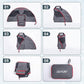 Goture Waterproof Fly Fishing Sling Pack,IPX8 840D TPU Fishing Sling Bag Gear Storage,13L Tackle Backpack with Rod Holder,Airtight Zipper,Exhaust Valve,Adjustable Strap,Wader Bag Included,Gift for Men