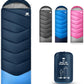 Sleeping Bags for Adults Cold Weather,Portable, Waterproof,Lightweight Sleeping Bag for Tall Girls Boys with Compression Sack for Warm Camping, Hiking, Outdoor & Indoor