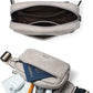 2L Fanny Packs Everywhere Belt Bag Small Fashion Crossbody Waist Pack Faux Leather Waterproof Sling Chest Bag For Women Trendy Grey