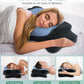 DONAMA Cervical Pillow for Sleeping, Contour Memory Foam Pillow for Neck and Shoulder Support, Ergonomic Neck Pillow for Side Back Stomach Sleepers, Bed Pillows with Cooling Pillowcase