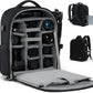 CADeN Camera Backpack, Extra Large DSLR Camera Bag with 17" Laptop Compartment, Waterproof Rain Cover, Professional Travel Hiking Camera Backpack Bag