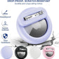 Compatible for Air Tags-4 Pack Apple Kids Hidden, Airtag Holder for Kid, AirTag Hidden Kids Holder with Invisible Pin, Anti Lost, for Children, Elderly, Luggage, Clothing (Black White Pink Purple)